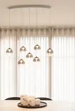 Hanglamp  - Monzy 7 ovaal wit