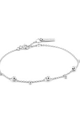 Ania Haie Armband - Modern drop balls - zilver