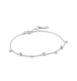 Ania Haie Armband - Modern drop balls - zilver