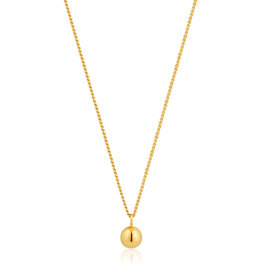 Ania Haie Ketting - Orbit Ball - goud