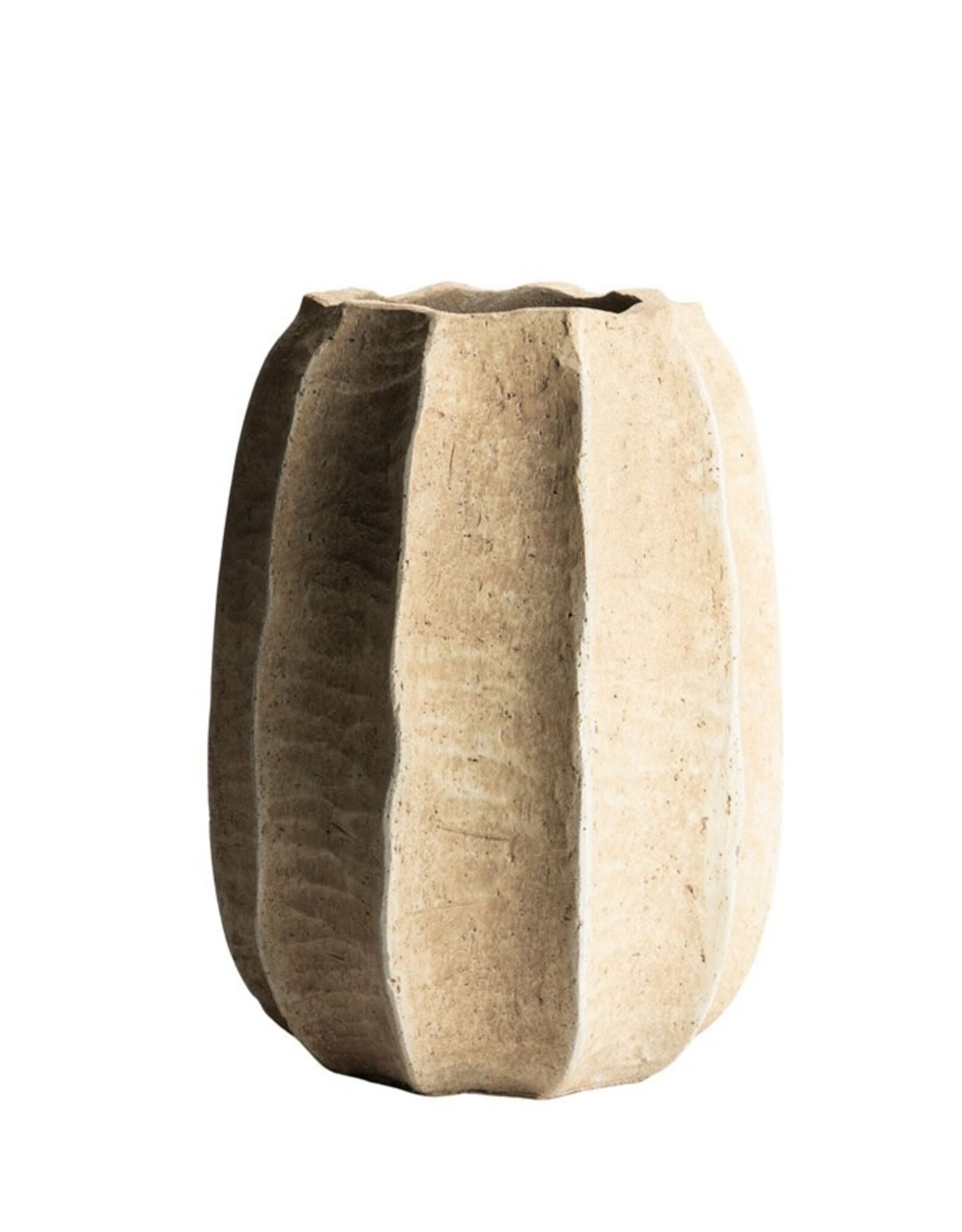 ISAA Bloempot - Pyrula beige Large ( 34,5x49,5)
