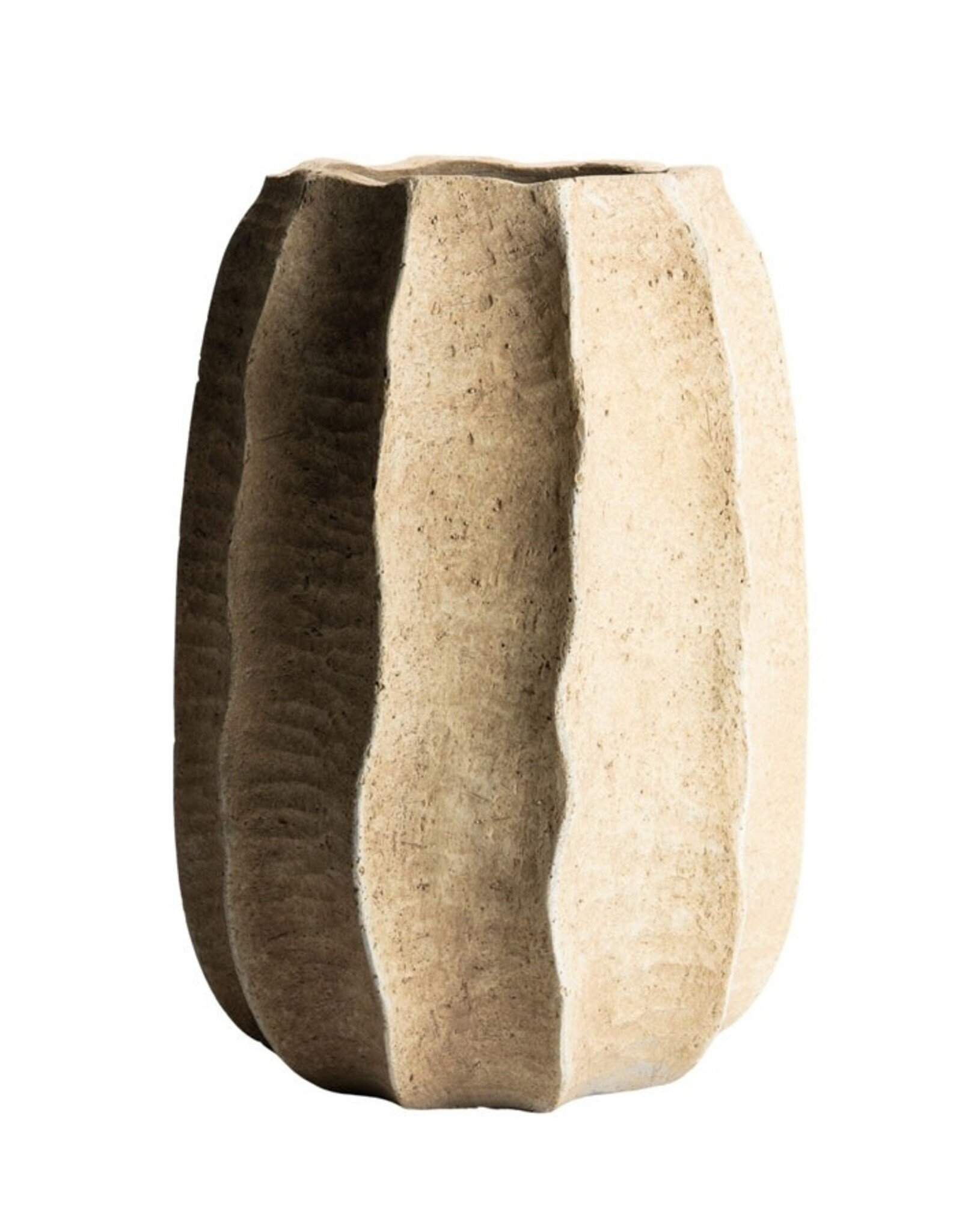 ISAA Bloempot - Pyrula beige Medium ( 31x42)