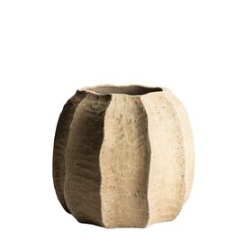 ISAA Bloempot - Pyrula beige Small( 38x35)