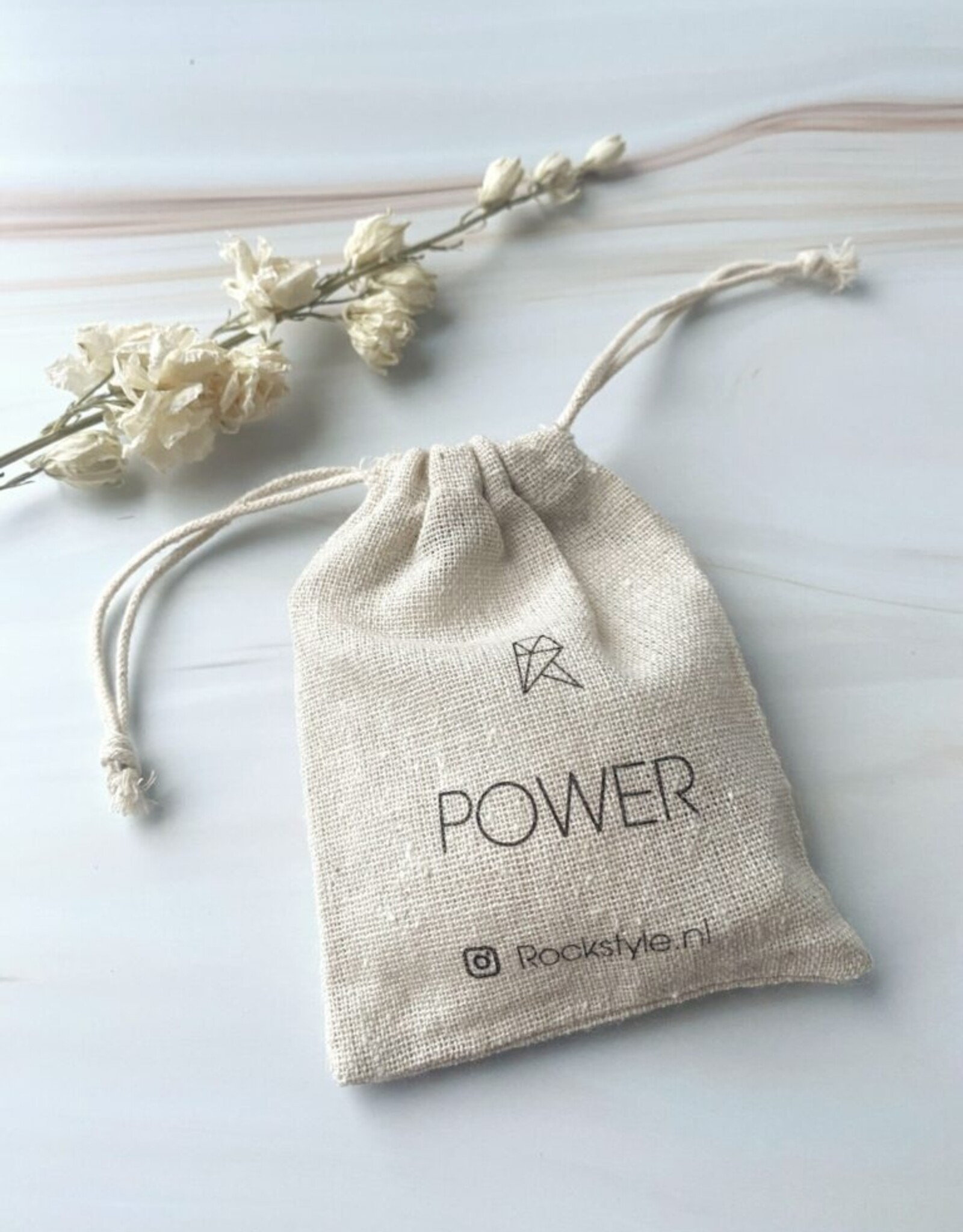 Rockstyle Power Crystals Set Power – Voor Zelfvertrouwen & Kracht – Met Tijgeroog & Rozenkwarts