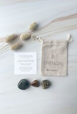 Rockstyle Power Crystals Set Strength – Met Tijgeroog, Dalmatiër Jaspis & Bergkristal