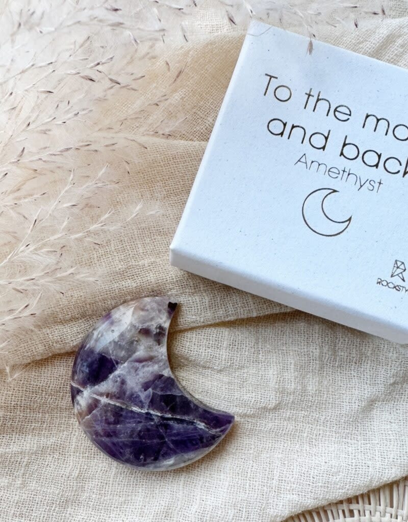 Rockstyle To the moon and back Giftbox – Amethist Maan – Edelsteen Liefdes cadeau