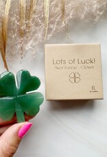 Rockstyle Lots of Luck Giftbox – Klavertje Vier van Aventurijn – Edelsteen Gelukscadeau