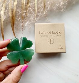 Rockstyle Lots of Luck Giftbox – Klavertje Vier van Aventurijn – Edelsteen Gelukscadeau