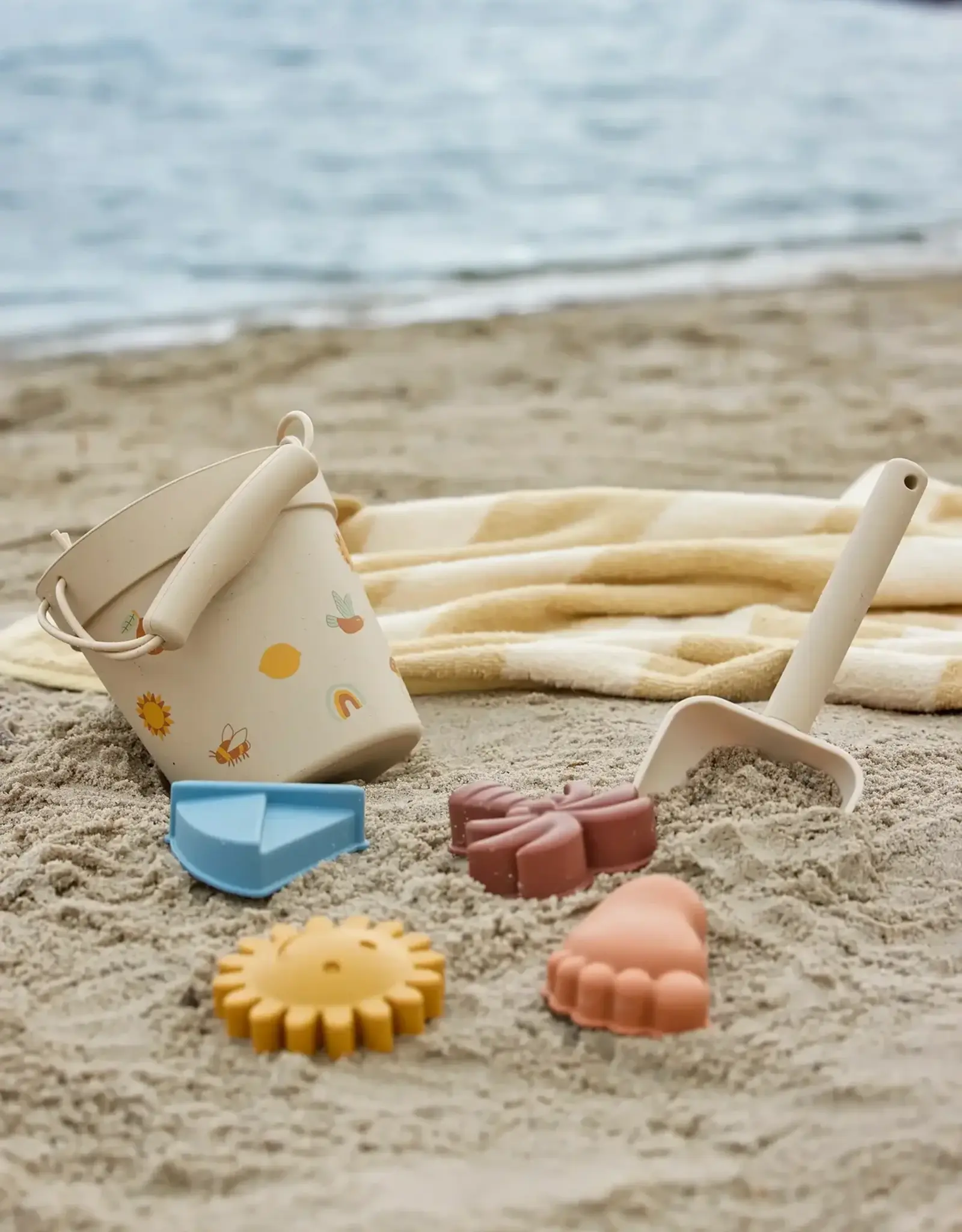 Bloomingville Speelset - Sand & beach silicone