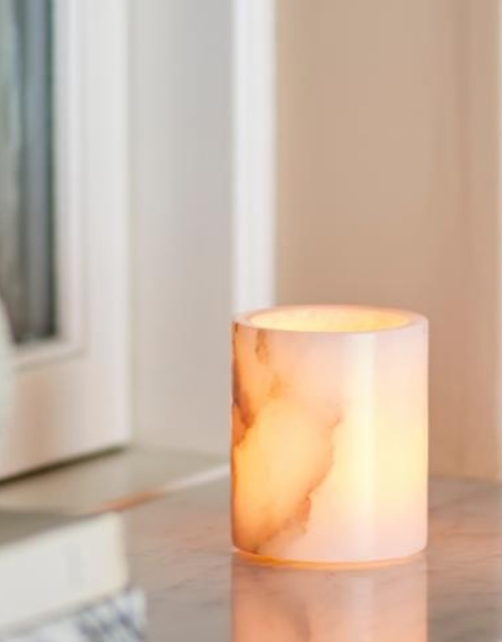 Bloomingville Alabaster - Annebel wit