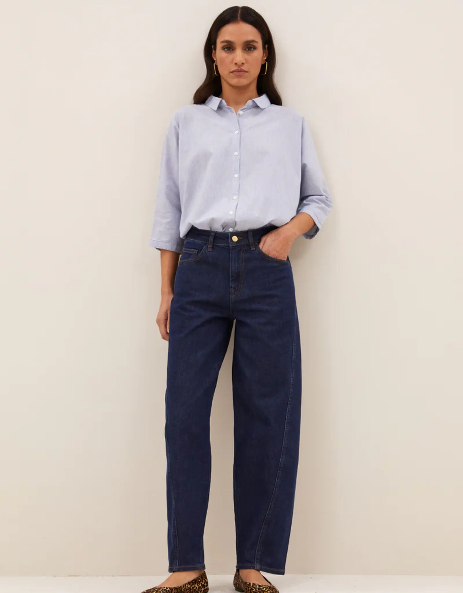 By-bar Broek - Begun jeans