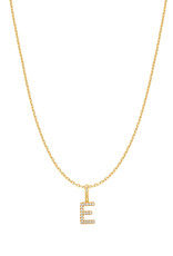 Ania Haie Ketting - Letter E - goud