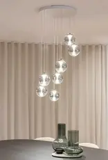 Hanglamp Monzy 7 - rond  - wit