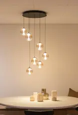 Hanglamp Monzy 7 - rond  - wit