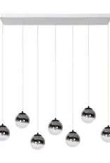Hanglamp - Monzy 7 - rechthoek - wit