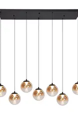 Hanglamp - Monzy 7 - rechthoek - zwart