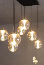 Hanglamp - Monzy 7 - rechthoek - zwart