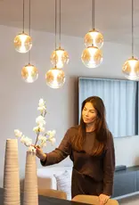 Hanglamp - Monzy 7 - rechthoek - zwart