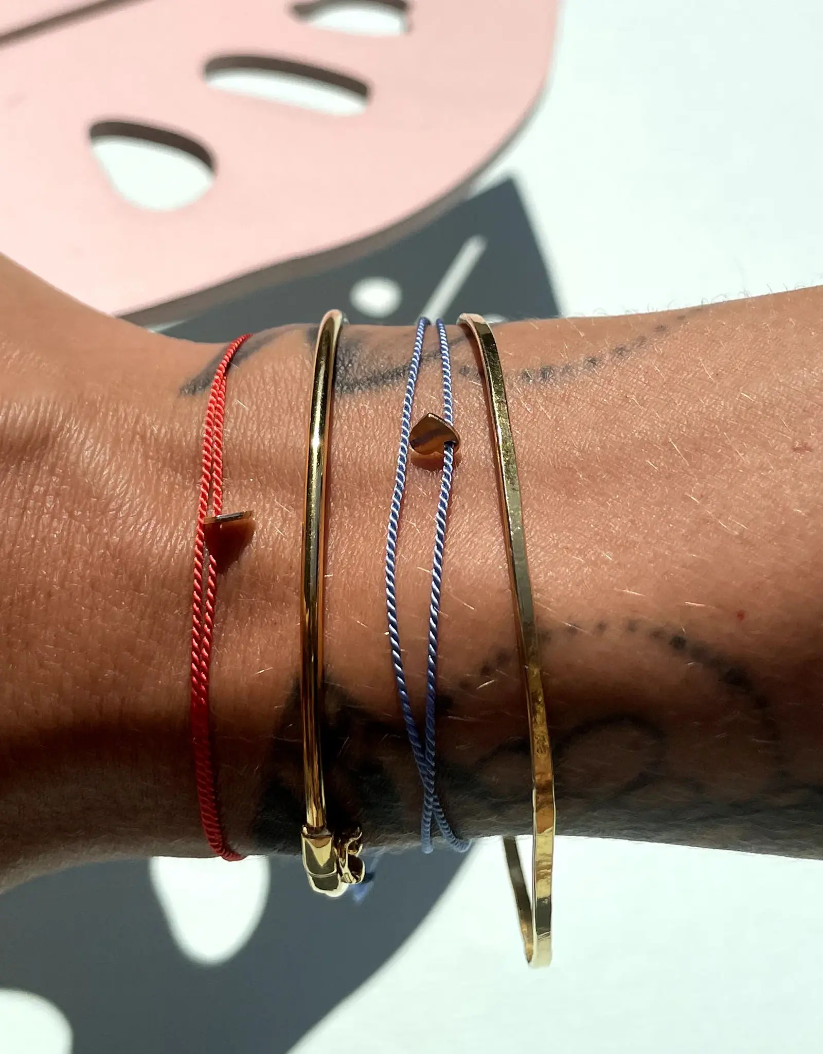 Love knot armband - Hart onder de riem