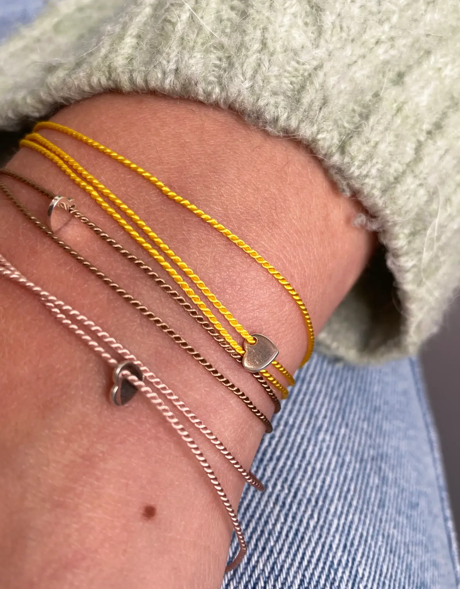 Love knot armband - Hart onder de riem