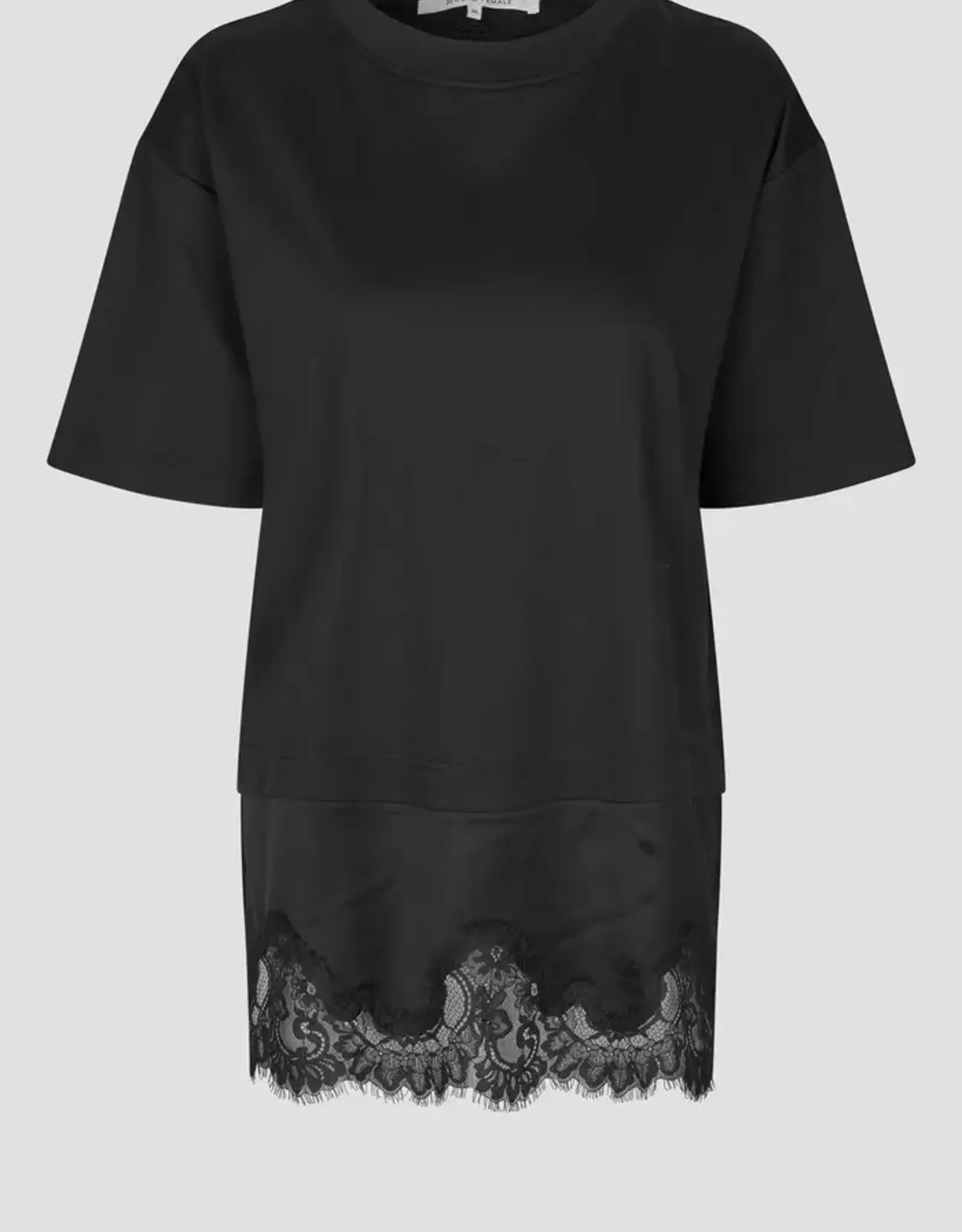 Second Female Blouse vaccara - Zwart