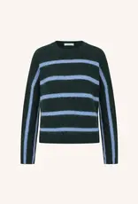 By-bar Trui - Vide stripe - green cloud stripe