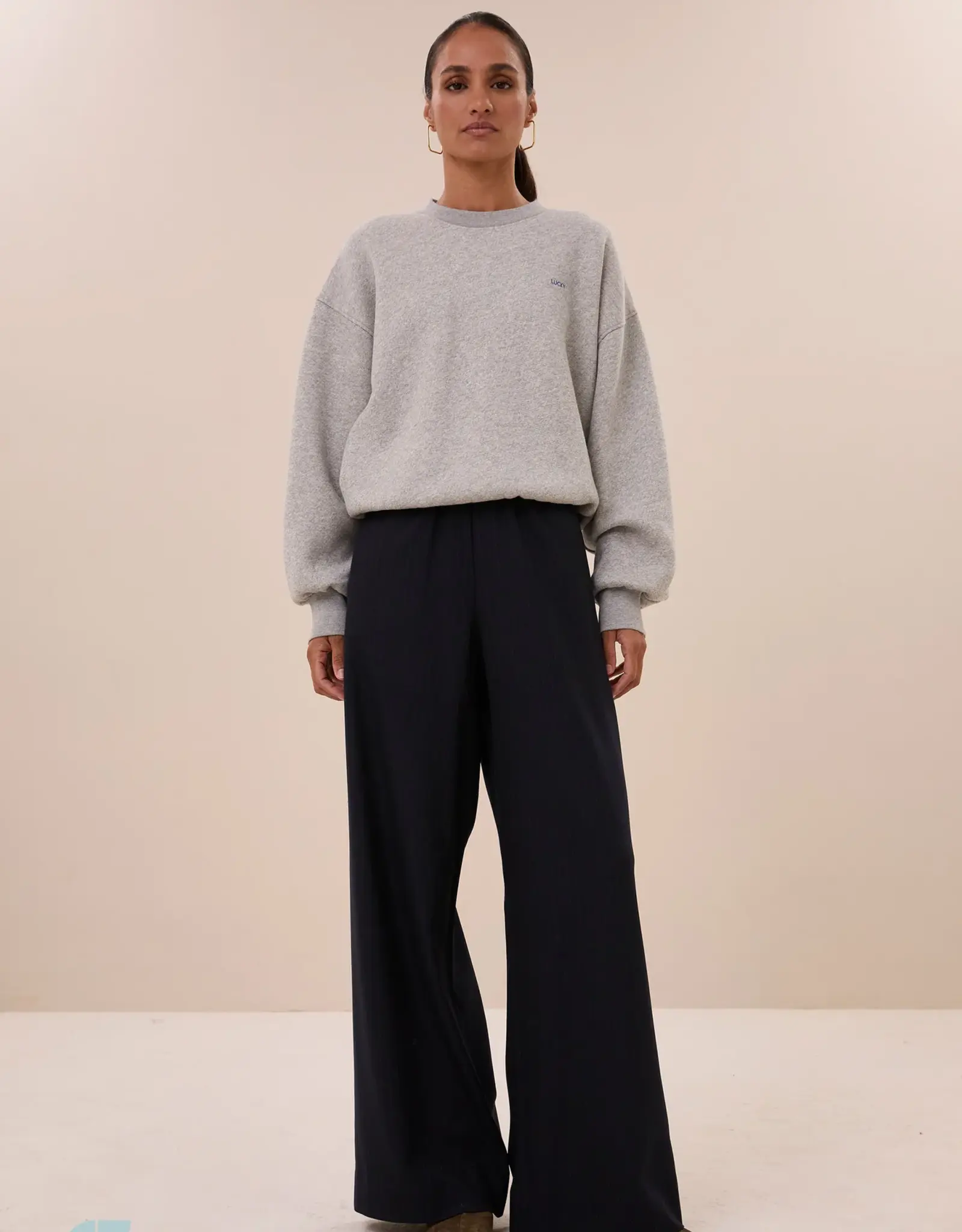 By-bar Trui - Mimi - mid grey melee