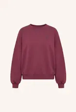 By-bar Trui - Malyn logo - burgundy crush
