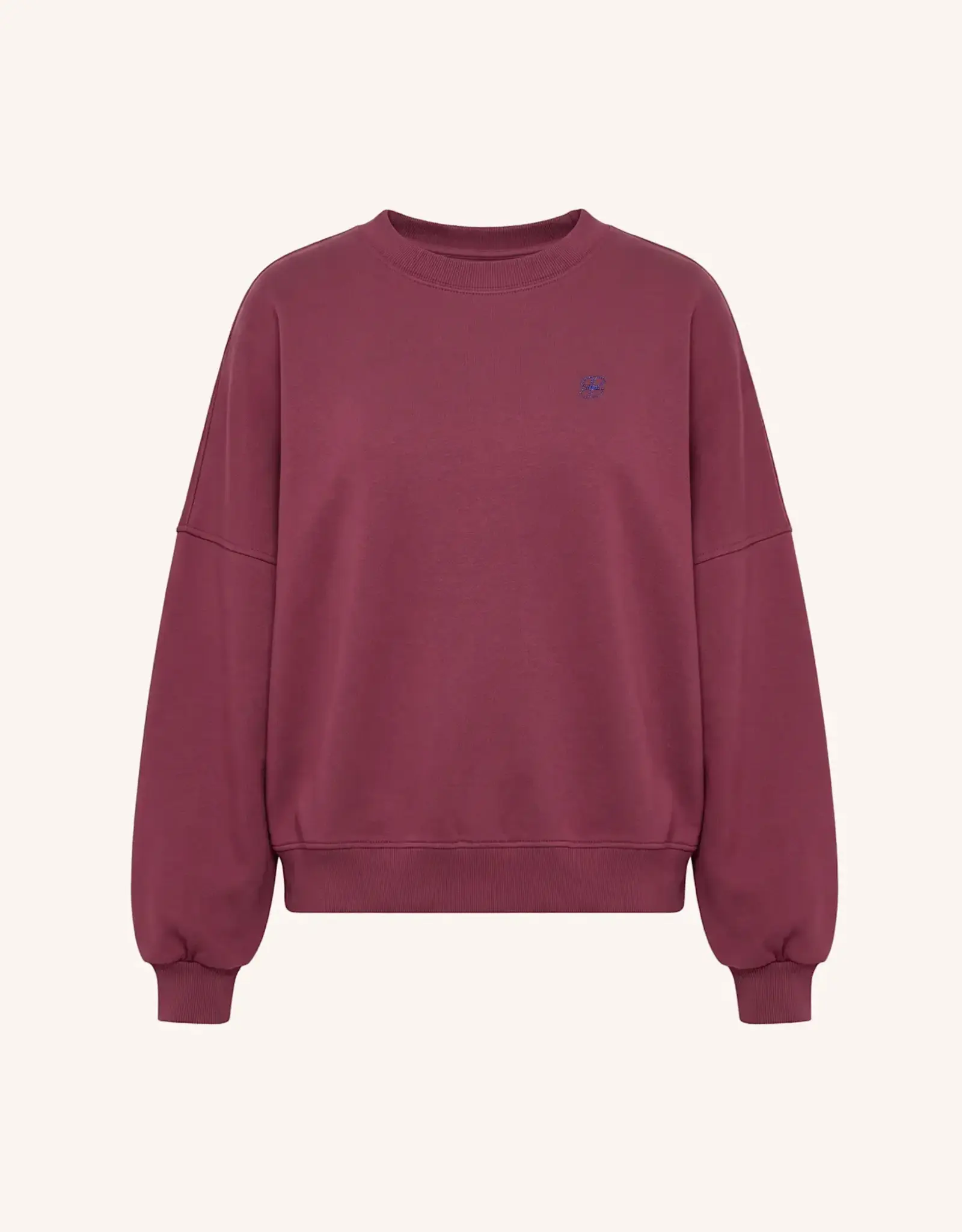 By-bar Trui - Malyn logo - burgundy crush