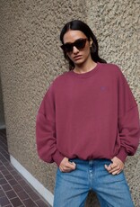By-bar Trui - Malyn logo - burgundy crush