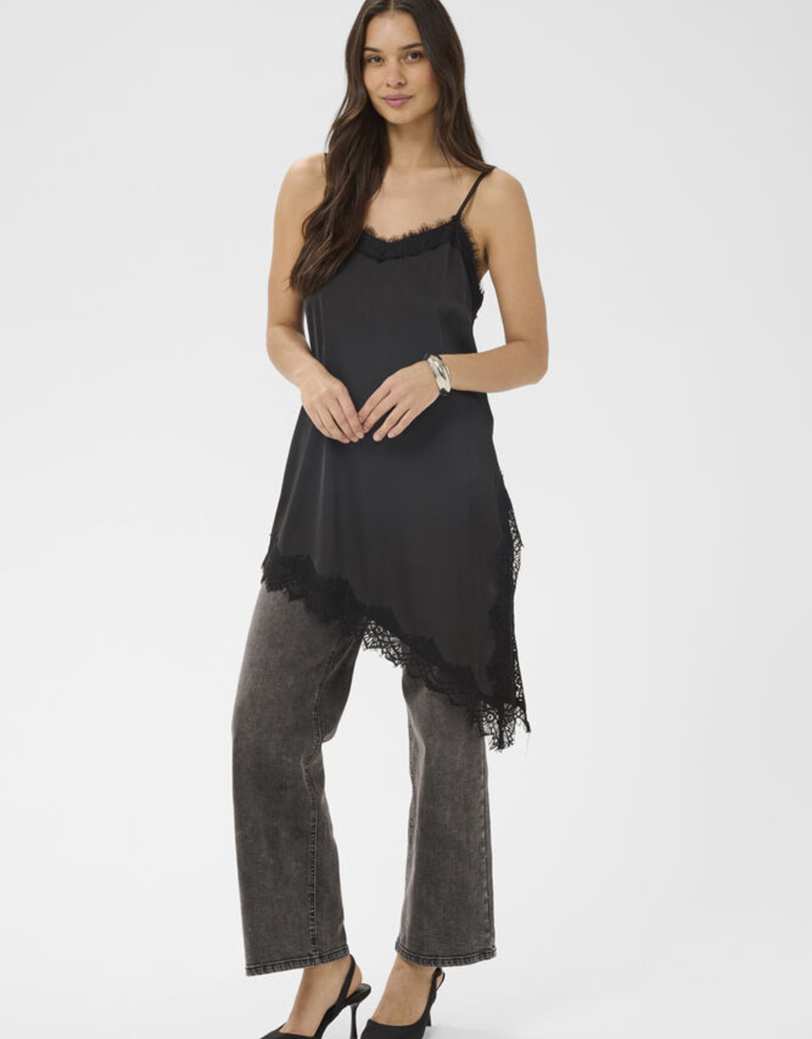 KAFFE Top - KAmiala - black