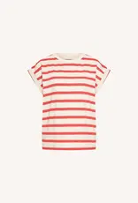 By-bar Top - Tobi stripe  wine