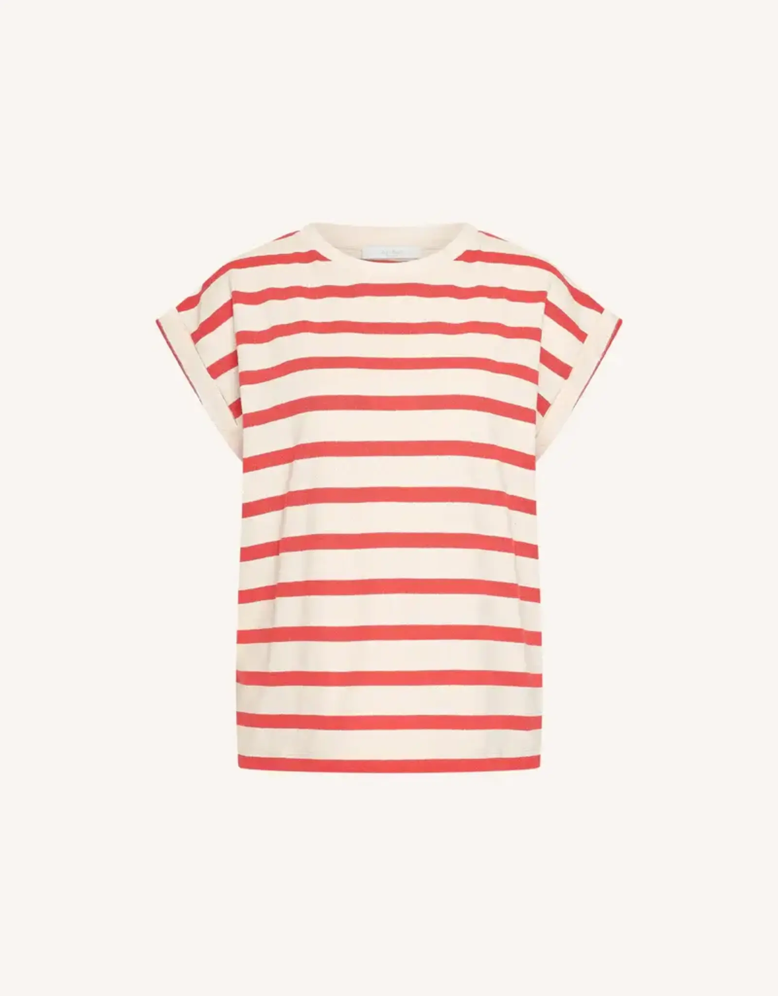 By-bar Top - Tobi stripe  wine