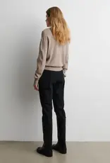 Second Female Polo - longsleeve taupe