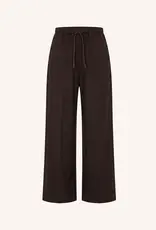 By-bar Broek - Pelle pinstripe bruin