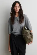 Second Female Longo Knit  collar - Mild Grey Mela
