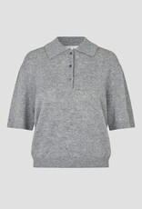 Second Female Longo Knit  collar - Mild Grey Mela