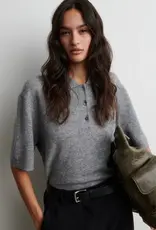 Second Female Longo Knit  collar - Mild Grey Mela