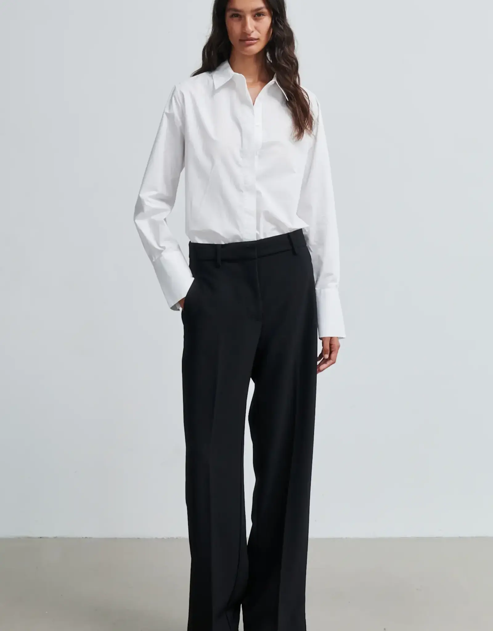 Second Female Broek - Fique straight - black