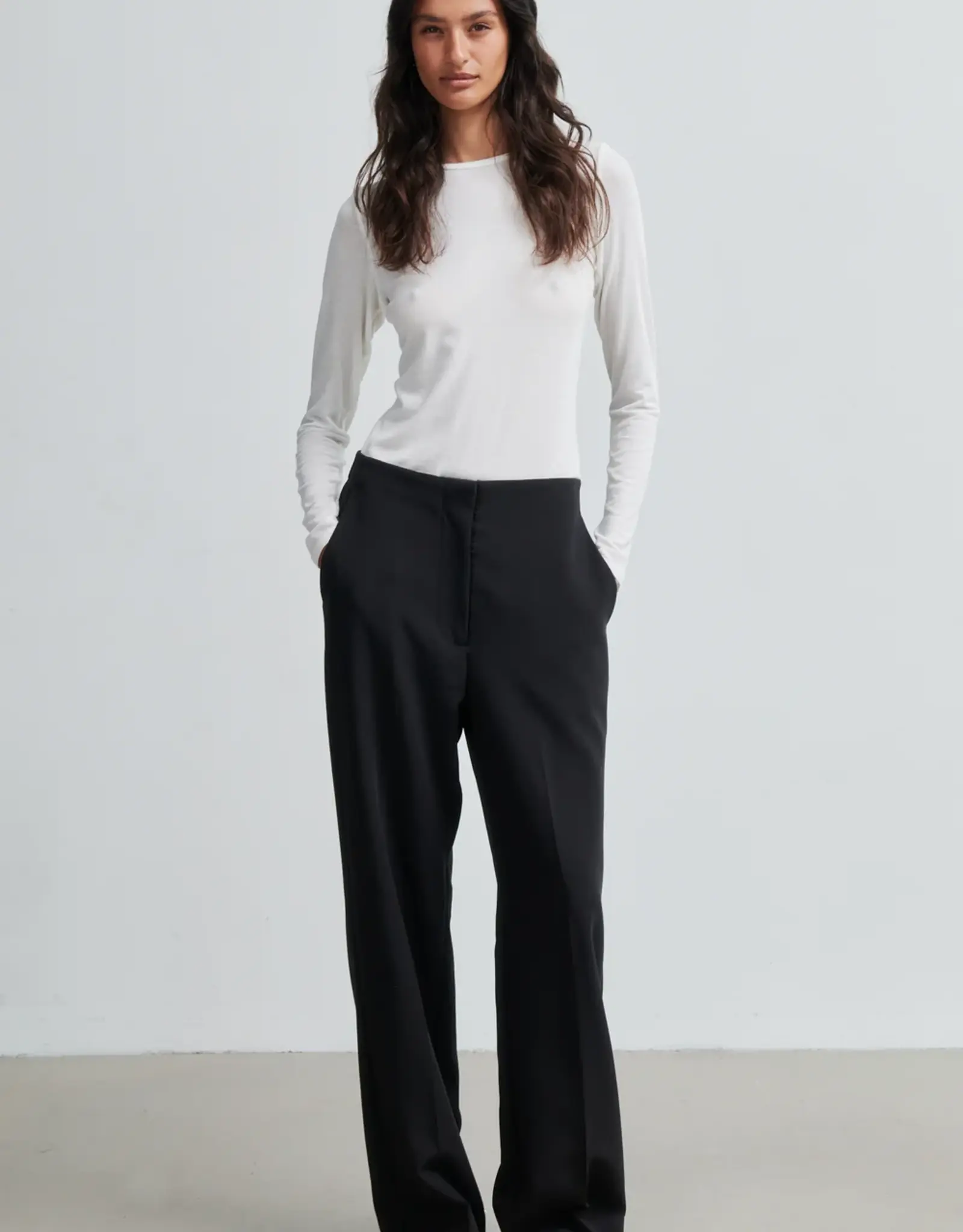 Second Female Broek - Fique straight - black