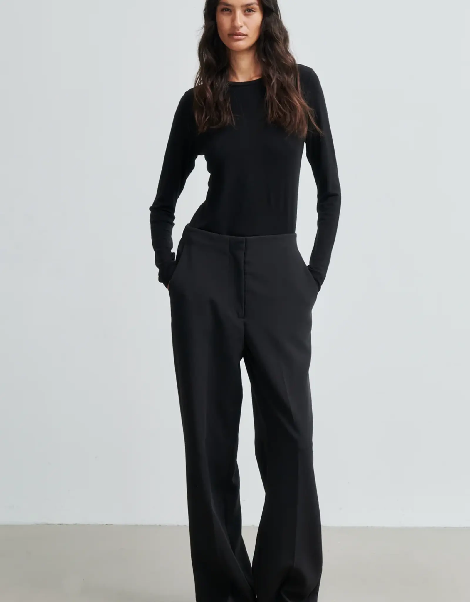 Second Female Broek - Fique straight - black