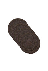 House Doctor placemat - Chocolate Set van 3