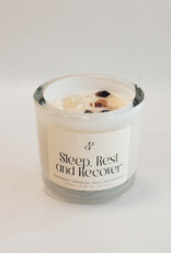 Pottie Pot Geurkaars met edelstenen - Sleep rest and recover