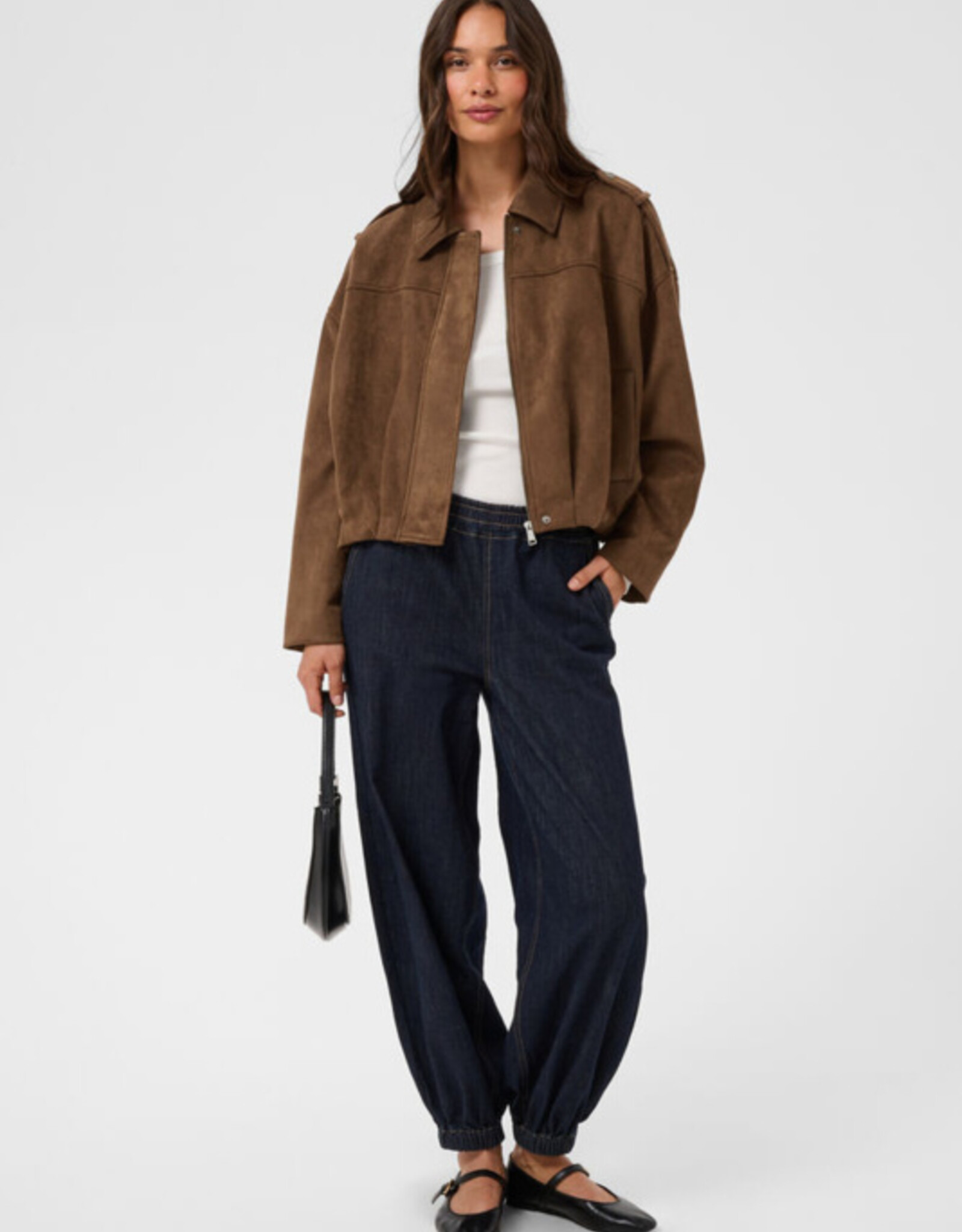 KAFFE Bomber Jacket - bruin