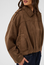 KAFFE Bomber Jacket - bruin
