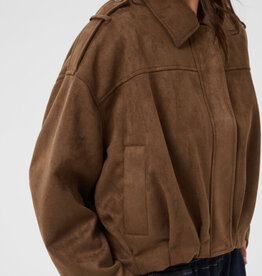 KAFFE bomber Jacket -  bruin