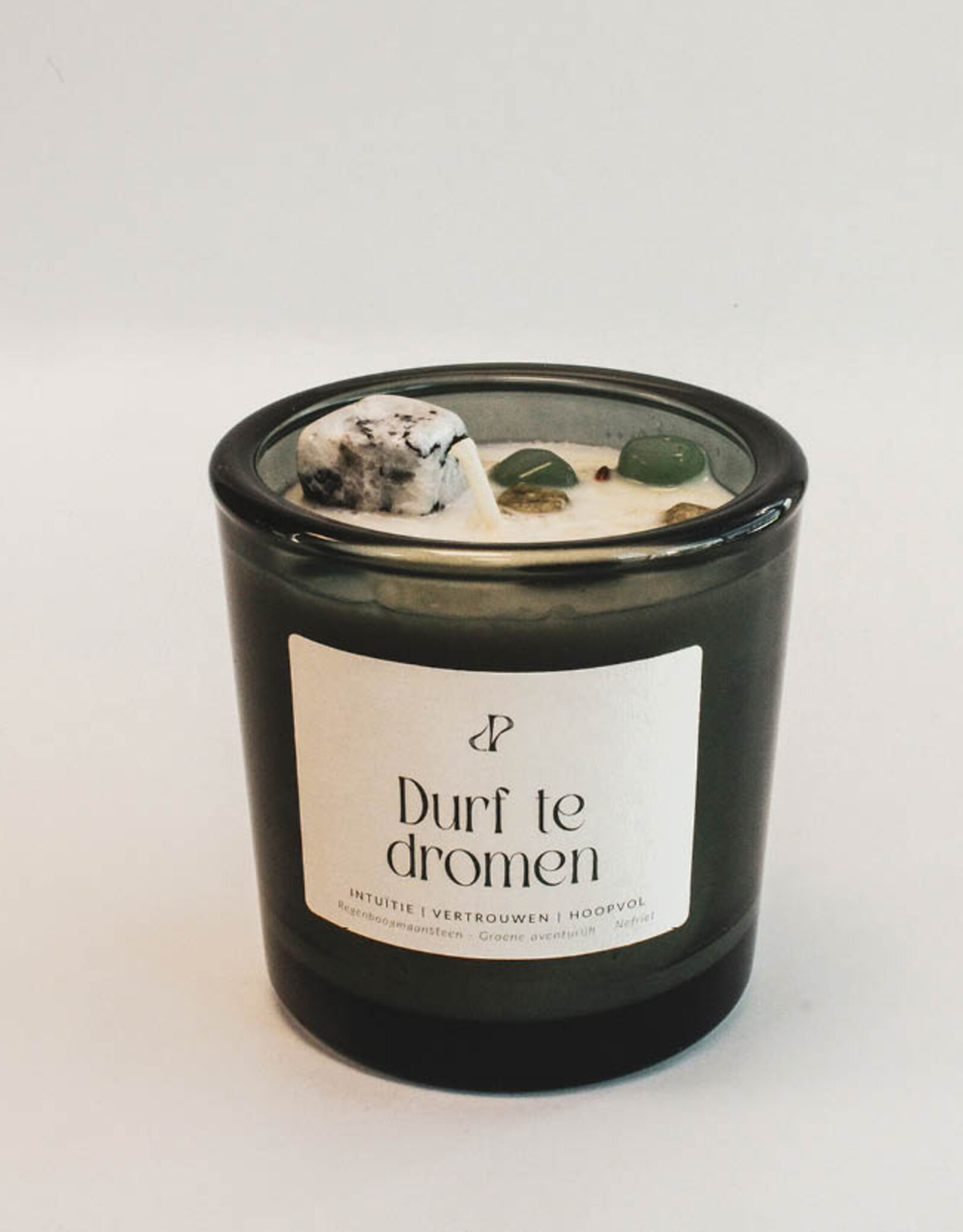 Pottie Pot Geurkaars met edelstenen - Durf te dromen