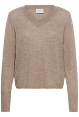 KAFFE Trui - KAcashie beige