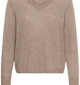 KAFFE Trui - KAcashie beige