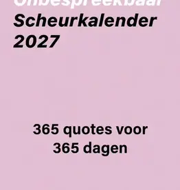 Scheurkalender - onbespreekbaar 2027